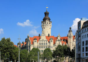 Das Neue Rathaus in Leipzig