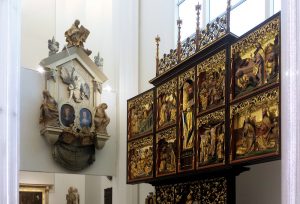 Altar und Epitaph in der Universitätskirche St. Pauli zu Leipzig