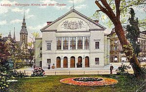 Altes Theater Leipzig auf der Rannischen Bastei 1906